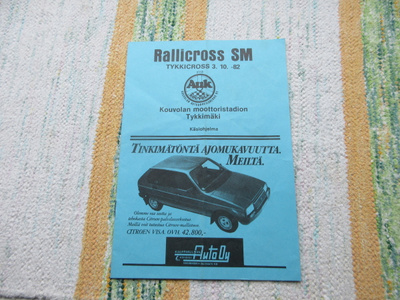 Rallicross 1982 Tykkimäki.