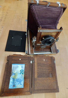 VANHA Kamera Rodenstock Laajakulma Linssi Puuta UPEA 1900-l