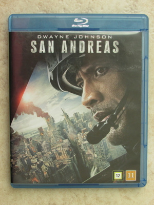 San Andreas, blu-ray. Dwayne Johnson