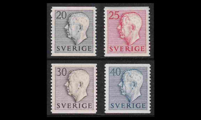 Ruotsi 369-72 ** Gustaf VI (1952)