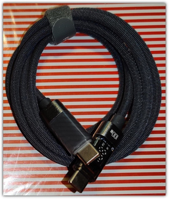 PD 100W USB C - USB C lataus&datakaapeli/diginäyttö/1m