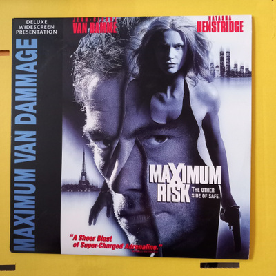 Van Damme Maximum risk Laserdisc