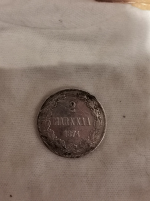 2 markkaa 1874, Suomi