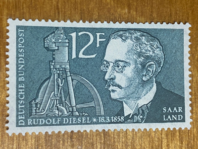SAKSA SAARLAND GEBURTSTAG VON RUDOLF DIESEL 100 VUOTTA**