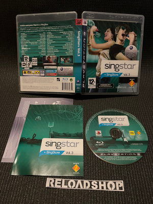 SingStar + SingStore Vol 3 PS3 - CiB