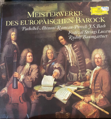 Meisterwerke Des Europaischen Barock DG LP