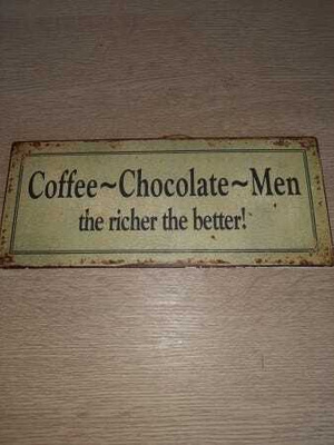 Coffee chocolate men kyltti