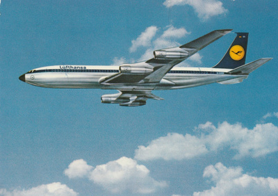 LENTOKONEKORTTI - BOENG 707 INTERCONTINENTAL JET