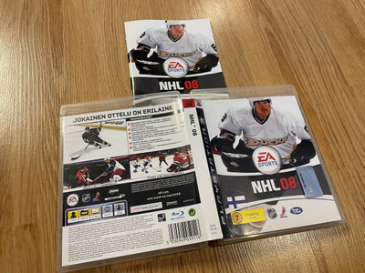 NHL 08 - Playstation 3 - Teemu Selänne kansi