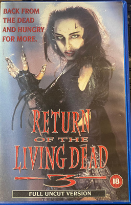 Return of the Living Dead 3 VHS Brian Yuzna