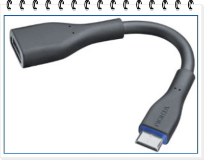 NOKIA CA-156 yhteensopiva mini-HDMI - HDMI-sovitin
