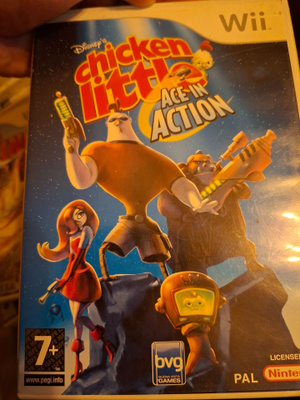 WII Chicken Little Ace In Action CIB