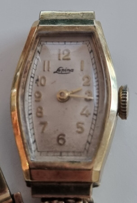 Lepina vintage kultadublee kello