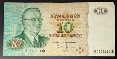 10 Markkaa 1980 tähti D0352681