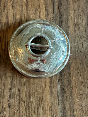 Hopeinen paljinsolki, vintage