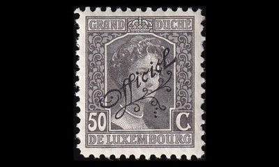 Luxemburg 102 * Virkamerkki 50 C (1915)