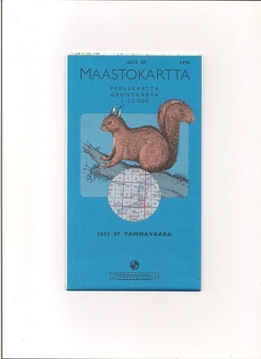 Maastokartta 1:20 000 Vammavaara