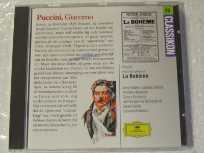 Puccini • La Boheme • Arien & Szenen • Leonard Bernstein CD