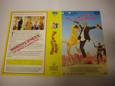 Vhs kansipaperi Fix - PALJAIN JALOIN PUISTOSSA (Sis.pk:t)