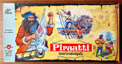 Piraatti merirosvopeli hieno kunto