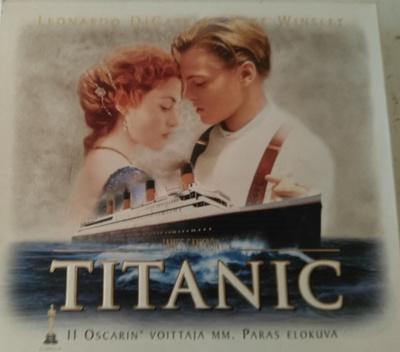 Titanic elokuva alkuperäisessä pakkauksesa