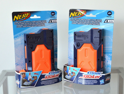 2 kpl NERF Super Soaker Clip Tank Refill System