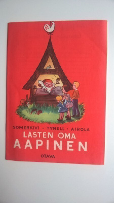Lasten oma aapinen 1958 mainosvihko Somerkivi Tynell Airola