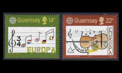 Guernsey 322-3 ** Europa musiikkivuosi (1985)