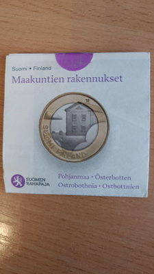 suomi 5€ 2013 Maakuntien rakennukset