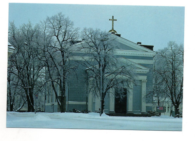 Hamina: kirkko talvella