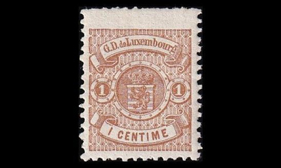 Luxemburg 37C * Vaakuna 1 C (11½:12) (1880)