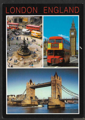 Englanti - Lontoo, Tower Bridge, Big Ben...