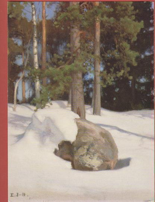 Eero Järnefelt Talvimaisema