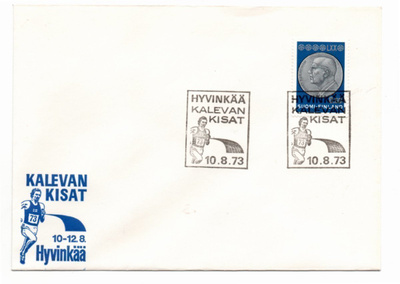 Hyvinkää : Kalevan Kisat (erikoisleima 10.8.1973)