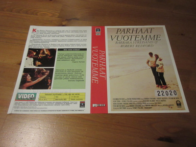 Parhaat vuotemme (R-Video) -kansipaperi VHS FIx