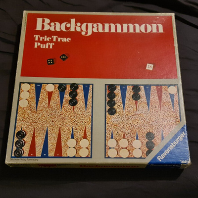 VINTAGE PELI # Backgammon ( Ravensburger )