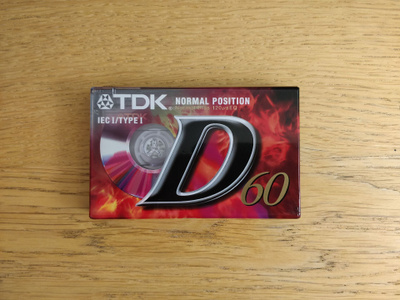 Uusi C-Kasetti TDK D-60EB