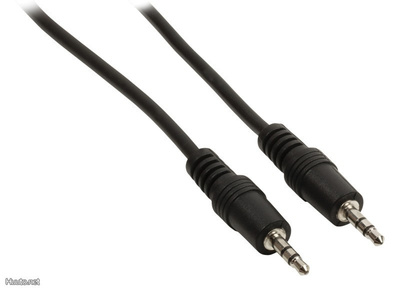 Valueline 3.5mm uros - uros äänikaapeli, 3m, musta *UUSI*