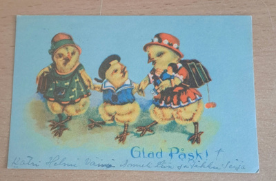 tiput pukeutuneet , vanha kulkenut , Glad Påsk!