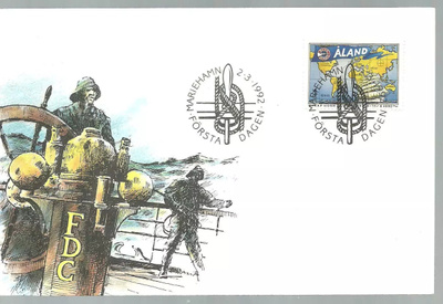 ÅLAND EPK FDC 1/1992: Purjehdus, Kap Horn -kongressi