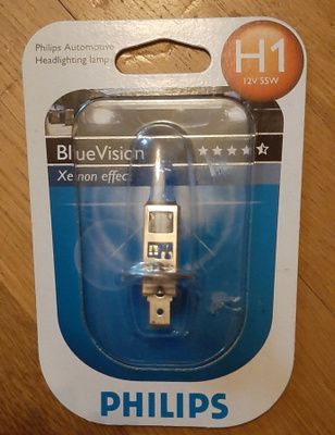 Philips Blue Vision ajovalo polttimo