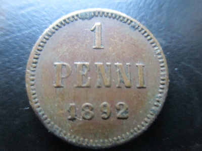 1 penni 1892