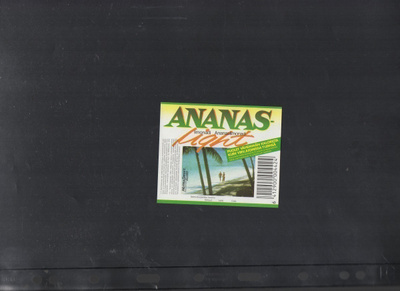 Ananas limonadi Light Etiketti