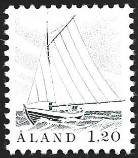 Åland 1985 Yleismerkit Verkkovene 1,20 mk ** LaPe 009