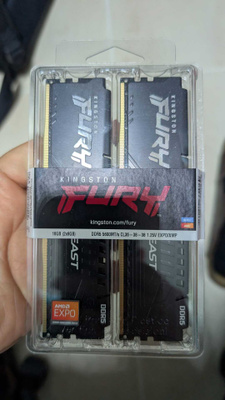Kingston FURY Beast 16GB kit DDR5 RAM muisti 5600 MT/s CL36