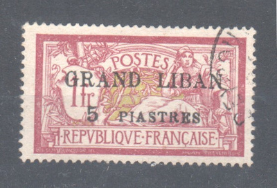 1924 Libanon  40C/5 pia 82)