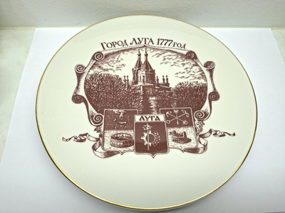 Lomonosov seinälautanen Lugan Kaupunki 1777