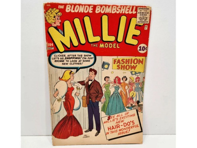 The Blonde Bombshell: Millie the Model 1961 #104
