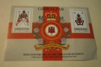 Gibraltar, 50th Anniversary of The Gibraltar Regiment