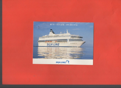 Laiva Postikortti M / S SILJA EUROPA